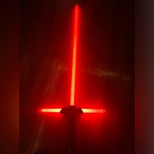 Kylo Ren’s Black Series Cross blade Lightsaber rare (discontinued)